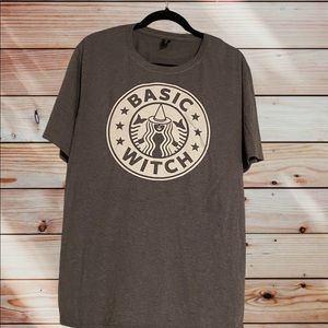Basic which Starbucks Halloween tee
